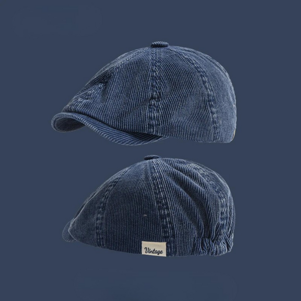 Mordane Corduroy Cap Navy Blue