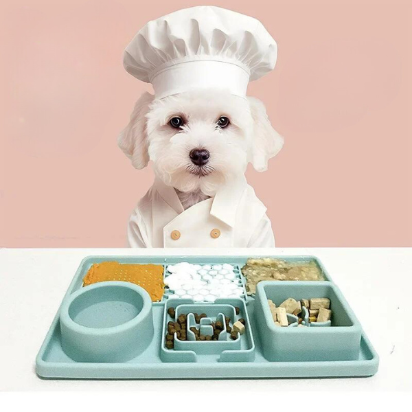 Happy Tails 3 in 1 Slow Feeder Tray for Dogs