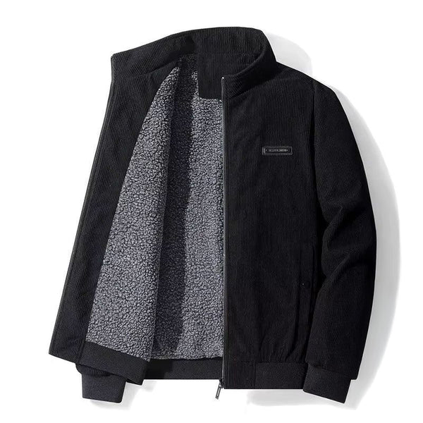 Campfire Corduroy Jacket Black / XS