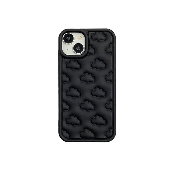 Fluffy Clouds iPhone case Black / iPhone 12