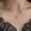 Midnight Crescent Necklace