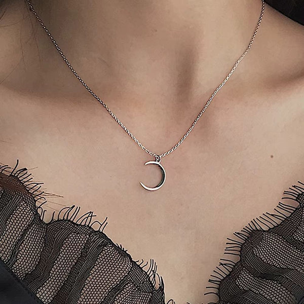 Midnight Crescent Necklace