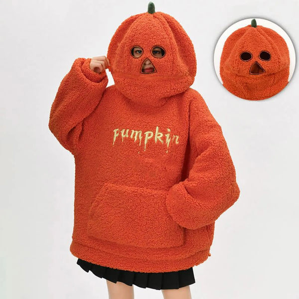 Pumpkin Plush Hoodie