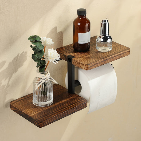 Heritage Wooden Toilet Paper Holder