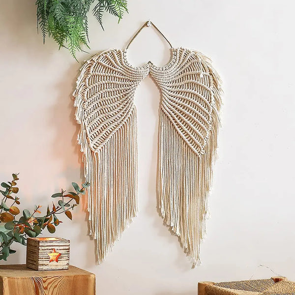 Angel Wings Macrame Wall Decor
