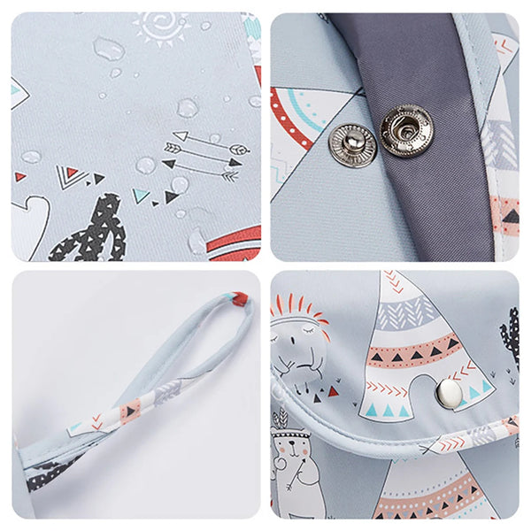 Berry Blue Diaper Storage Bag