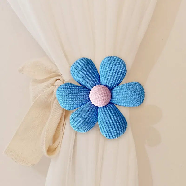 NeatNest Flower Curtain Tieback Sky Blue