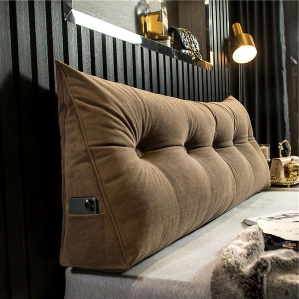 Bed Backrest Pillow Brown / Small