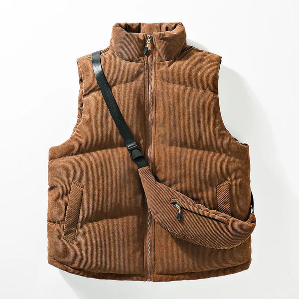 Project Villain Men's Alpine Vest Coffee / XS
