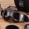 RoamReady Moto 2.0 Vintage Goggles Brown/Smoke Lens
