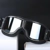 RoamReady Moto 2.0 Vintage Goggles Black/Silver Lens