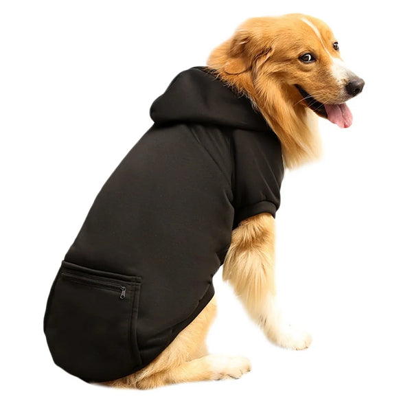 Happy Tails Dog Hoodie Black / XS
