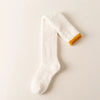 3Leaves Fuzzy Knee High Socks White
