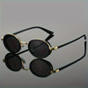 Echo Round Shades Black Gold