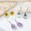 Dried Flower Resin Earrings