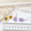 Dried Flower Resin Earrings