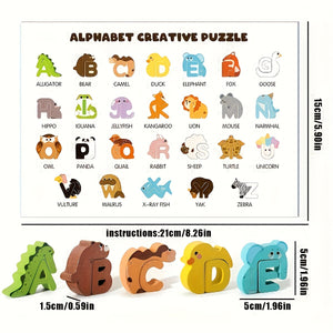 Alphabet Animal Puzzle Set