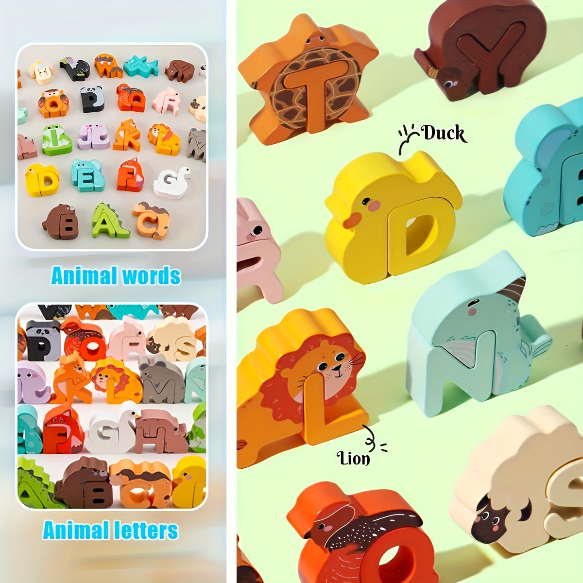 Alphabet Animal Puzzle Set