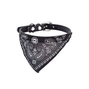 Happy Tails Cat Bandana Collar Black