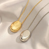 Celeste Oval Necklace