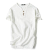 3Leaves V-Neck Henley Shirt Men