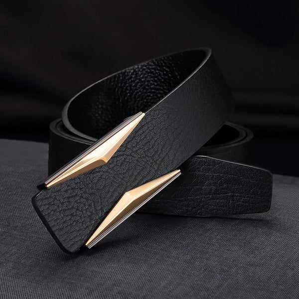 Vanguard Belt Black / Gold / 30–33