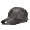 Pioneer Leather Cap Black