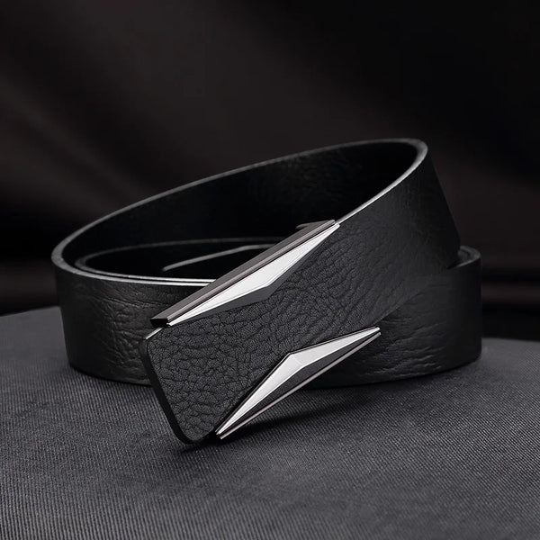 Vanguard Belt Black / Silver / 30–33