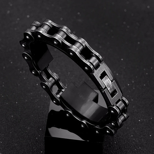 Titan Craft Vintage Black Chain Bracelet