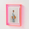 Color Glow Acrylic Photo Frame Red / S