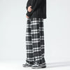 3Leaves Plaid Relaxed Pants Black / XS