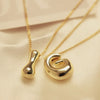 Golden Pop Letter Pendant