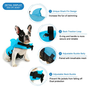 Happy Tails Shark Dog Life Jacket