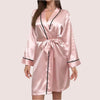 Velora Satin Robe Pink / S