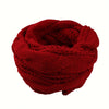 3Leaves Infinity Scarf Wine Red