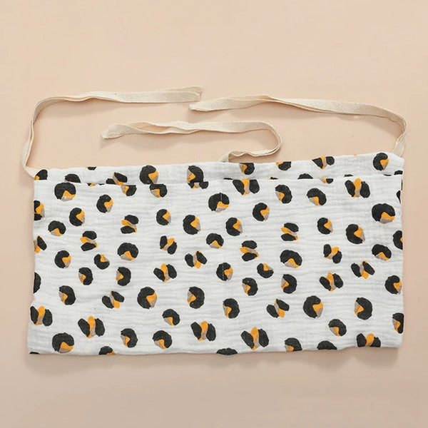 BerryBlue Baby Crib Storage Caddy Leopard Print