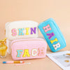 Varsity Pastel Cosmetic Bag