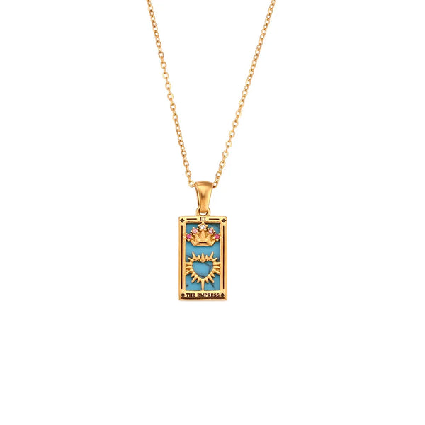 Tarot Card Necklace Empress