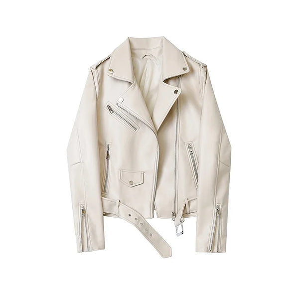 Eva Moto Jacket Rice white / XS