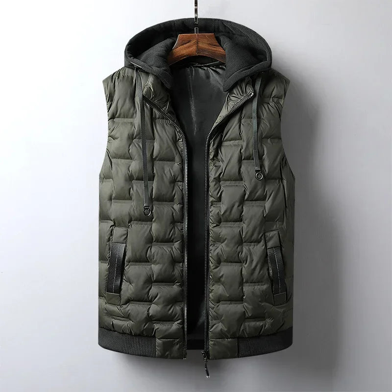 Tundra Hooded Vest Army green / XS