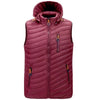 Klyne Sleeveless Puffer Vest Red / M