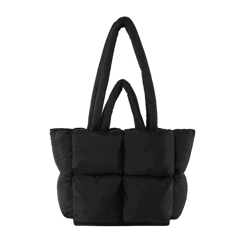 Cloudline Puffer Tote Black