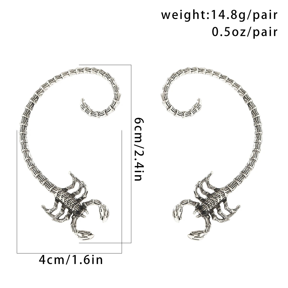 Scorpion Ear Cuffs