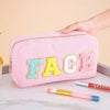 Varsity Pastel Cosmetic Bag Face