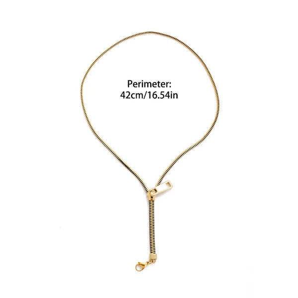 Brassline Zip Necklace