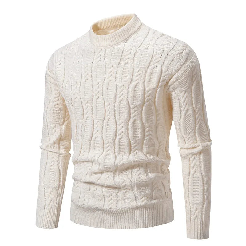 Heritage Cable-Knit Sweater White / S