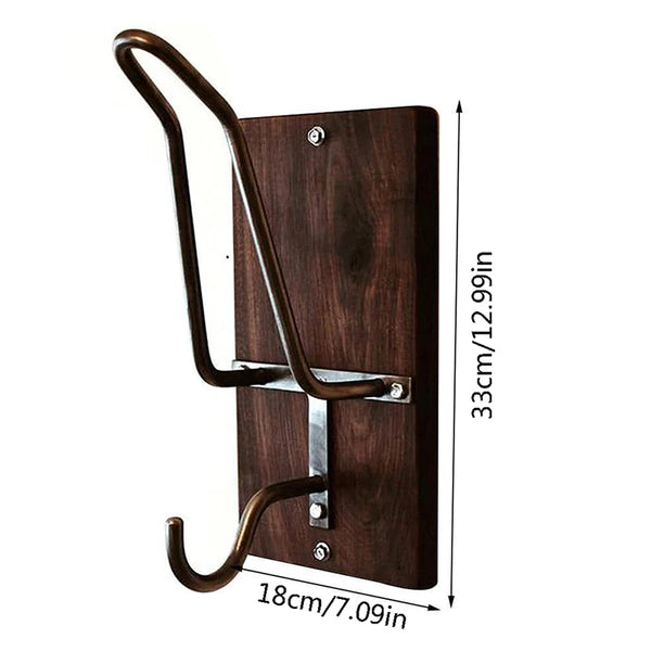 Maverick Wooden Helmet Rack