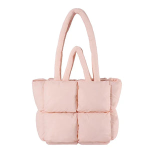 Cloudline Puffer Tote Pink