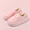 Plush Couple Shoes Indoor Confinement Shoes 2025 New Women's SlippersAutumn and Winter Waterproof Cottonbags and Home Slippers Pink / 36-37