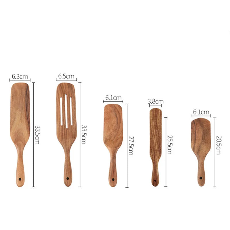 Creststone Wooden Spatula Set